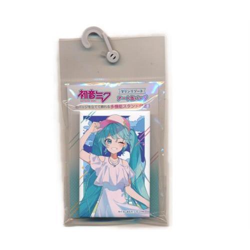 初音ミク アート缶バッジ マリンリゾート A ボーカロイド ボカロ