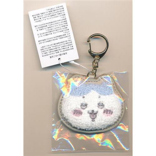 ちいかわ ふわふわワッペンキーホルダー ハチワレ : らしんばん通販