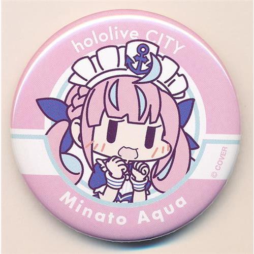 ホロライブ 缶バッジ 湊あくあ hololive CITY : らしんばん通販 Yahoo