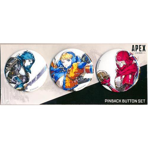 Apex Legends VTuber 最協決定戦 缶バッジ (3個入り) season4 アッシュ APEX ワットソン 缶バッジ