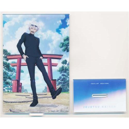 呪術廻戦 群青落日 セガラッキーくじ　缶バッジ アクスタ　五条悟 セガラッキーくじ 呪術廻戦 群青・落日 D賞 アクリルスタンド 五条悟