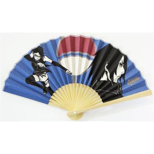 BORUTO -NARUTO THE MOVIE- 岸本斉史描き下ろし 彩色墨画扇子 うちは