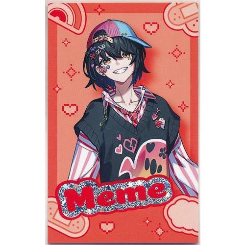 にじさんじ デコラモード ランダムチェキ風カード ましろ爻 にじさんじ デコラモード ランダムチェキ風カード ましろ爻