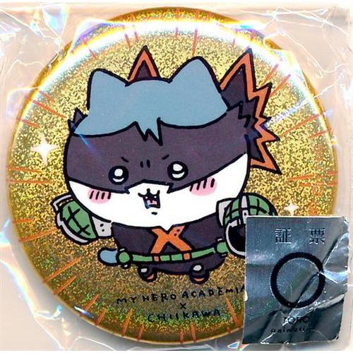 僕のヒーローアカデミア×ちいかわ ホログラム缶バッジinカプセル 爆豪 