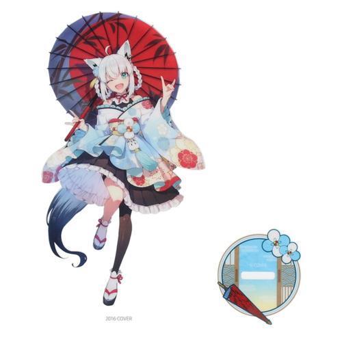 α1 ホロライブ チャイナ服風&コン 白上フブキ スリーブ&プレイマット ホロライブ アクリルスタンド アジアン風衣装 白上フブキ : らしんばん