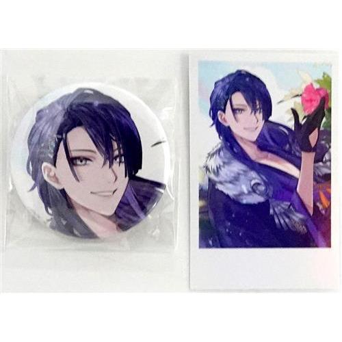 にじさんじ 誕生日グッズ2024 缶バッジ&チェキ風カード 長尾景