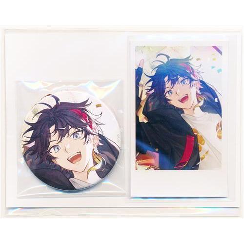 にじさんじ 誕生日グッズ2024 缶バッジ&チェキ風カード 三枝明那 