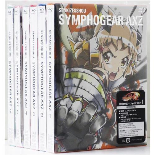 戦姫絶唱シンフォギアAXZ 限定版 Blu-ray 全6巻セット 収納BOX付き