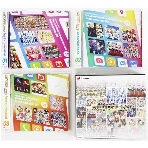 アニメ MILLION THE@TER GENERATION Instrumental THE IDOLM＠STER MILLION THE＠TER GENERATION Instrumental 全3巻+A