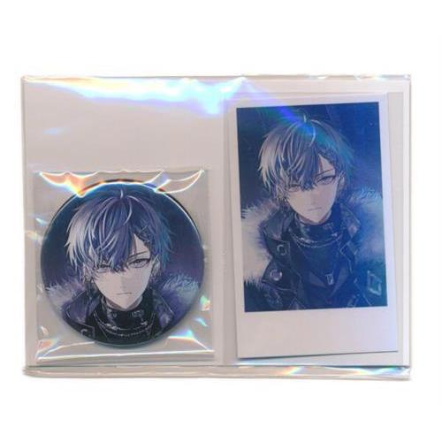 にじさんじ 誕生日グッズ2024 缶バッジ&チェキ風カード 小柳ロウ