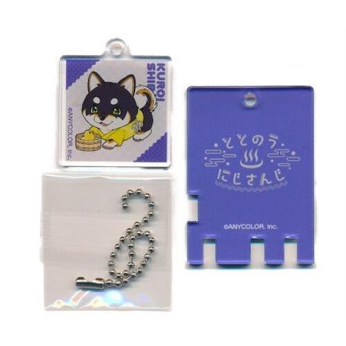 ワイテルズ 極楽湯 銭湯錠風キーホルダー にじさんじ×極楽湯 RAKU SPA ととのうにじさんじ 第二弾