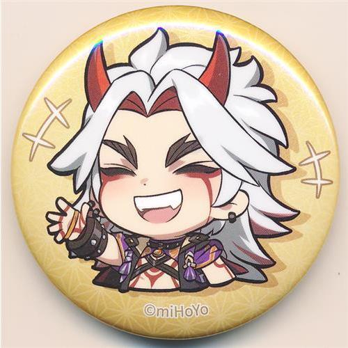 原神 デフォルメスタンプシリーズ パール缶バッジ 荒瀧一斗
