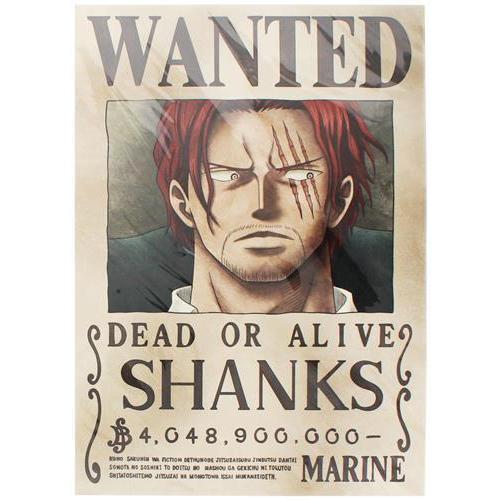 ONE PIECE 海軍発行公式手配書 シャンクス 40億4890万 ワンピース