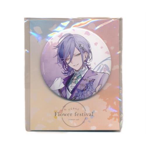 ピ*品様 にじさんじ　アニメイトカフェ　榊ネス 缶バッジ 18個 にじさんじ×アニメイトカフェ Flower Festival 台紙付きBIG缶バッジ 榊