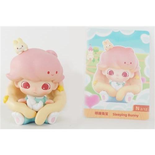 POPMART DIMOO Animal Kingdom シリーズ Sleeping Bunny フィギュア