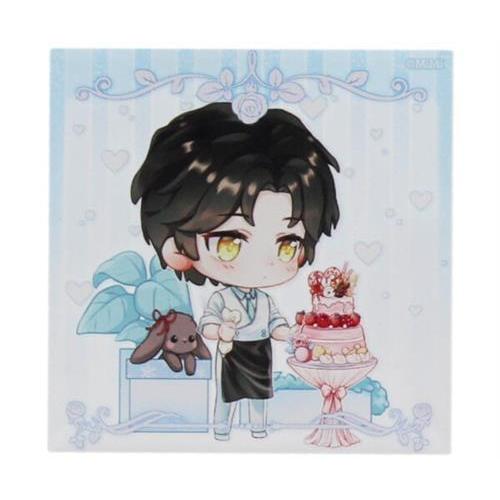 魔道祖師　公式茶屋 ミニアクリルブロック　バレンタイン 魔道祖師×THEキャラCAFE ラジドラ魔道祖師(MiMi) ミニアクリルブロック