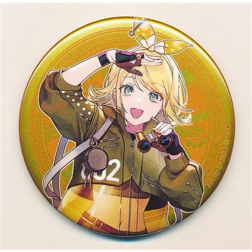 初音ミク 39Culture 2024 トレーディング 大き目メタリック缶バッジ 鏡