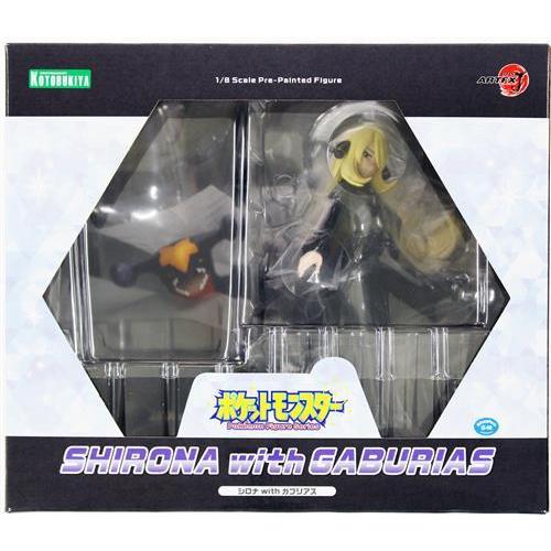 ポケモン　シロナ・ガブリアス　フィギュア　コトブキヤ ARTFX J シロナ with ガブリアス｜ポケモンセンター・コトブキヤ