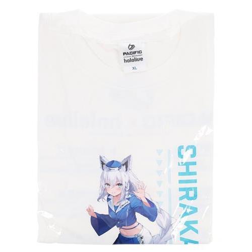 未開封ホロライブ×PACIFIC RACING TEAM コラボTシャツ 白上フブキ (XL