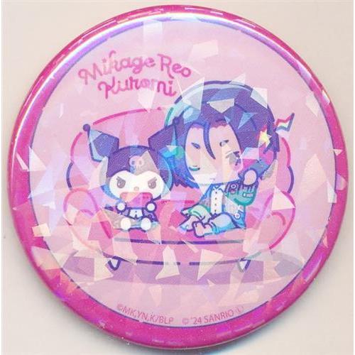 ブルーロック　サンリオキャラクターズ　コラボ　ホログラム缶バッジ　プライズ TVアニメ『ブルーロック』×サンリオキャラクターズ｜ホログラム缶