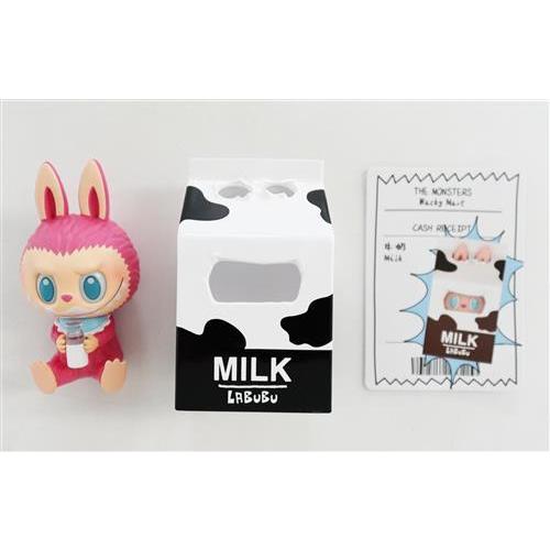 POPMART THE MONSTERS Wacky Mart シリーズ LABUBU Milk フィギュア