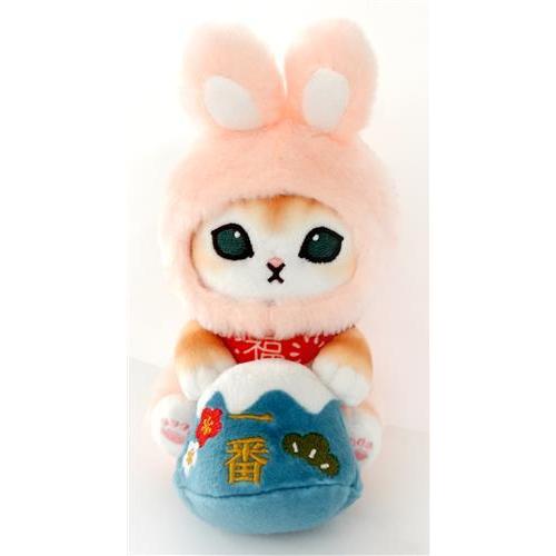 mofusand ハッピーバッグ 2023 干支うさぎにゃんマスコット ピンク
