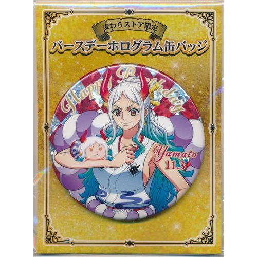 ONE PIECE ワンピース 麦わらストア限定 バースデーホログラム缶バッジ