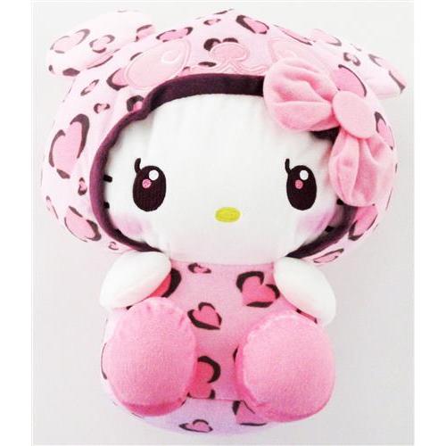 【新品】パンダ　ハローキティ　レディなヒョウ柄BIGぬいぐるみ　6個セット パンダ ハローキティ レディなヒョウ柄BIGぬいぐるみ – プライズハウス