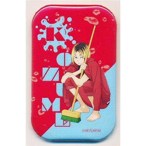 ハイキュー トレーディングスクエア缶バッジ プール掃除ver. 孤爪研磨