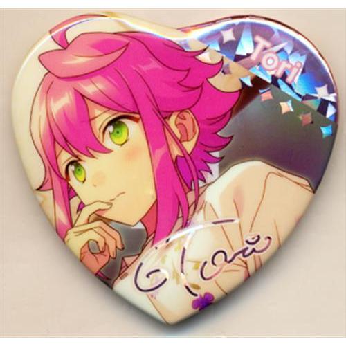 あんさんぶるスターズ 中国限定 宝石心晴缶ハート缶バッジ A 姫宮桃李
