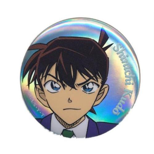 名探偵コナン トレーディングオーロラ缶バッジ 探偵Ver. 工藤新一 A