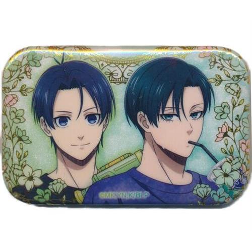 ブルーロック トレーディングスクエア缶バッジ シャボン玉 潔世一&糸師