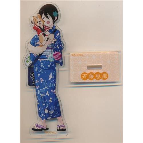 ゆるキャン アクリルスタンド 斉藤恵那&ちくわ : らしんばん通販 Yahoo