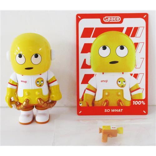 POPMART MEGA SPACE MOLLY 100%×emoji Series SO WHAT フィギュア