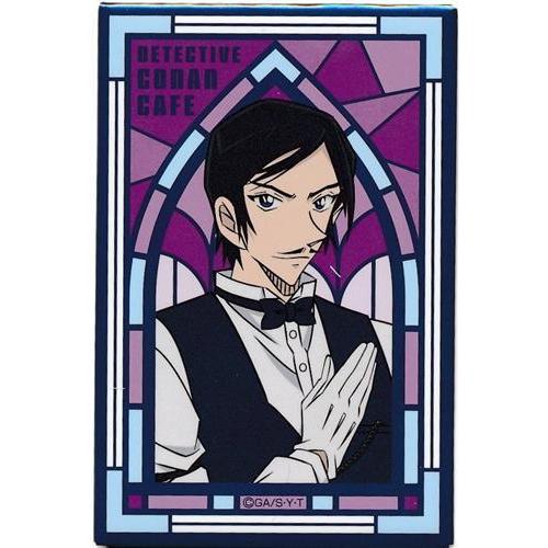 名探偵コナン 上海カフェ スクエア マグネット 諸伏高明 大和敢助 名探偵コナン 名探偵コナンカフェ2025 スクエアマグネット 諸伏高明