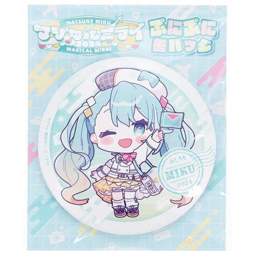 未開封初音ミク マジカルミライ 2024 ぷにぷに缶バッジ 初音ミク 鹿田