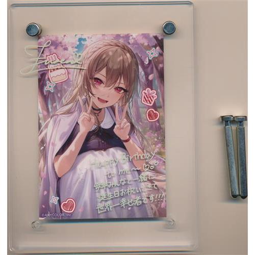 にじさんじ 誕生日グッズ2024 ブロマイド付きアクリルフォトフレーム