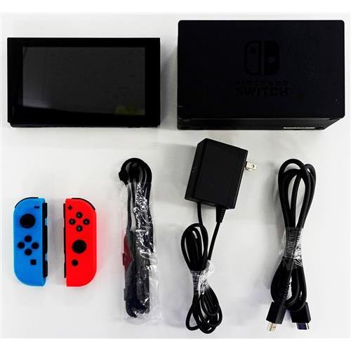 Nintendo Switch 本体セット ネオン　販売店印あり Nintendo Switch 本体 JOY-CON ネオン