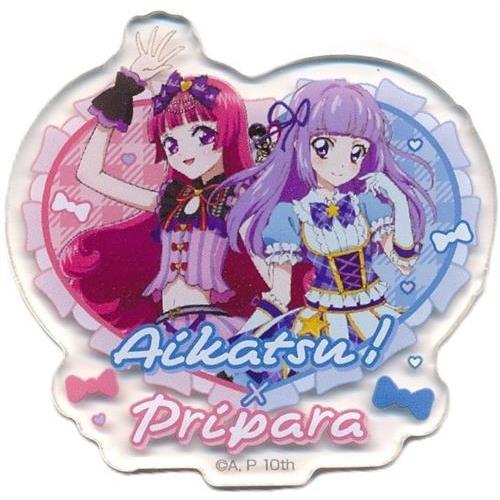 アイカツ×プリパラ アクリルステッカー 氷上スミレ&北条そふぃBLKCS