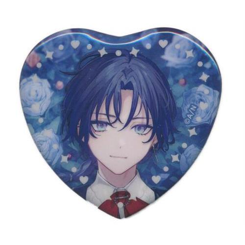 花籠つばさ にじさんじ Rose Valentine ︎ハート型缶バッジ　レア にじさんじ Rose Valentine ランダムハート型缶バッジ 花籠つばさ A