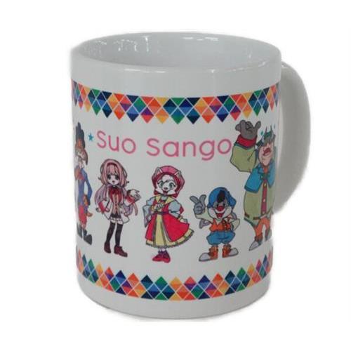 にじさんじ 周央サンゴ×志摩スペイン村 マグカップ 周央サンゴ みんな