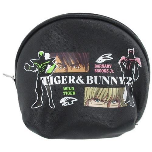 TIGER & BUNNY 2 タイバニ しまむら コラボ ポーチ 黒 タイガーアンド 