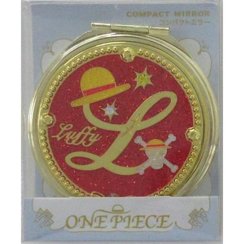 ワンピース　ONE PIECE ミラー　公式グッズ　激レア　限定　希少　アート ONE PIECE コンパクトミラー モンキー・D・ルフィ ユニバーサル