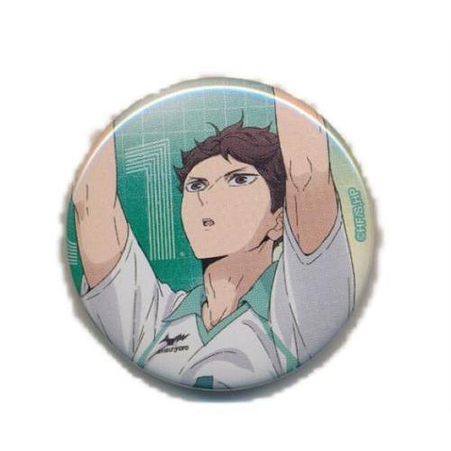 アニメグッズ 未使用 ハイキュー！！ カラーイラストキラ缶バッジ