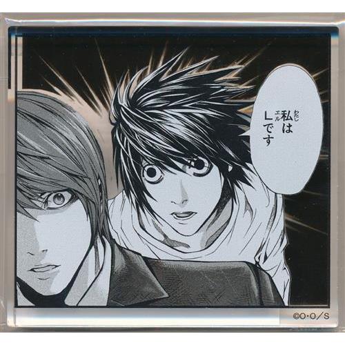 DEATH NOTE デスノート展 EXHIBITION コマプレートスタンド L(エル デスノート展アクスタライトエル
