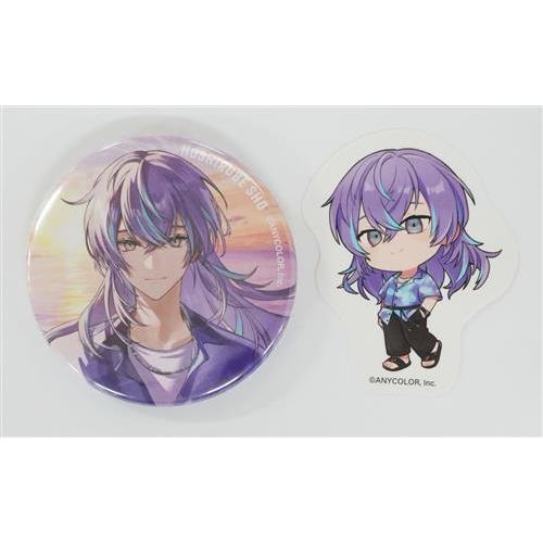 にじさんじ　くじスクエア　NIJISANJI EN 缶バッジ くじスクエア にじさんじ & NIJISANJI EN にじさんじHEROES 海の家