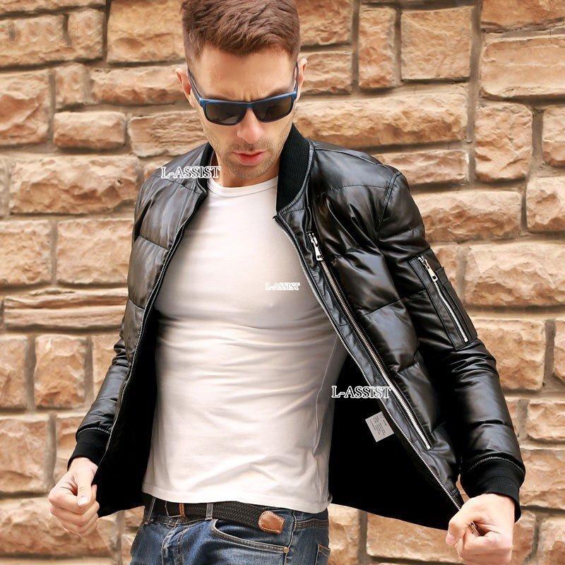 あなたにおすすめの商品 メンズ バイクジャケット 本革ジャケット ダウンジャケット ライダースジャケット バイク 本革ジャケット ダウンジャケット ライダースジャケット アウター ダウンコート メンズ冬本革 革ジャン ジャケット コート アウター