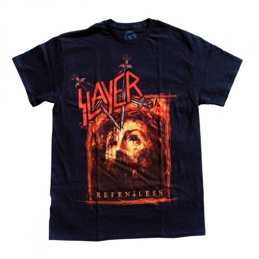 SLAYER - REPENTLESS RECTANGULAR / スレイヤー オフィシャル バンドTシャツ ロックTシャツ :G2-SLE