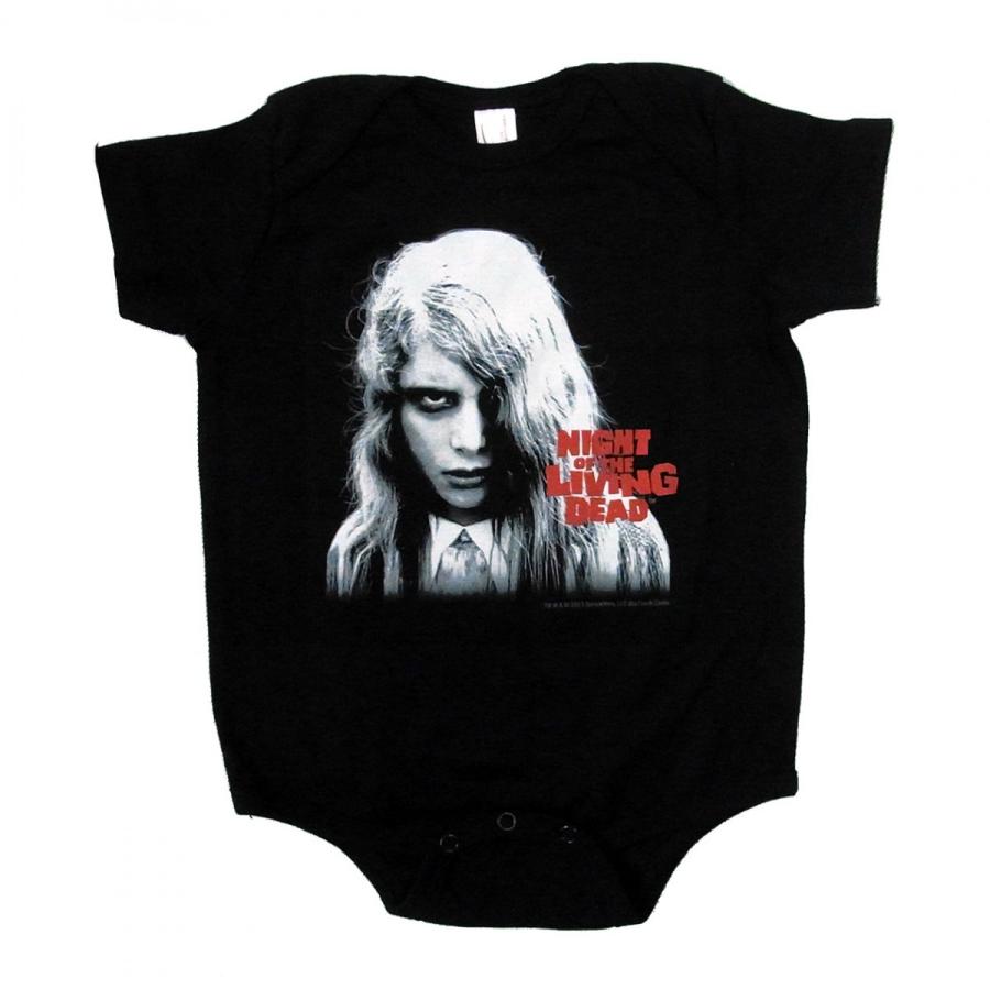 NIGHT OF THE LIVING DEAD - KYRA BABY ONESIE / ナイト・オブ・ザ・リビングデッド　オフィシャル　チャイルド　ベビー　ロンパース　ベビー服｜lastbandit