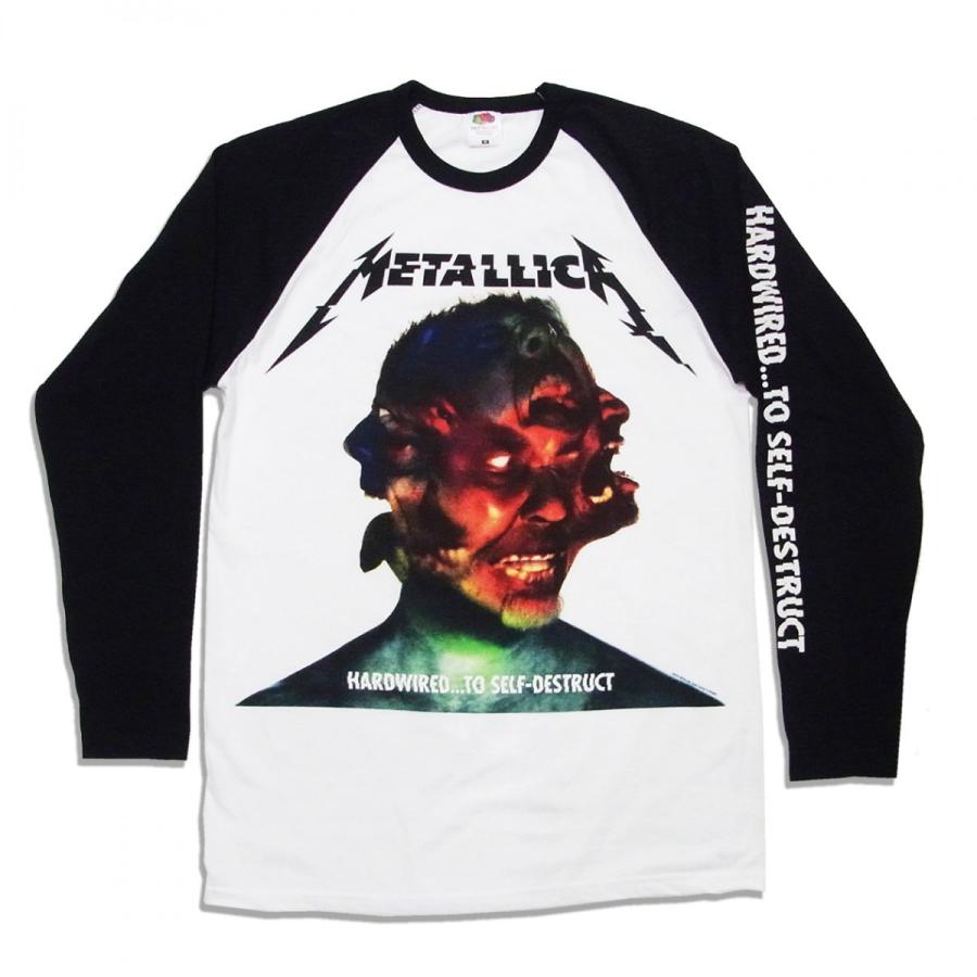 METALLICA - HARDWIRED ALBUM BASEBALL SHIRT / メタリカ オフィシャル 